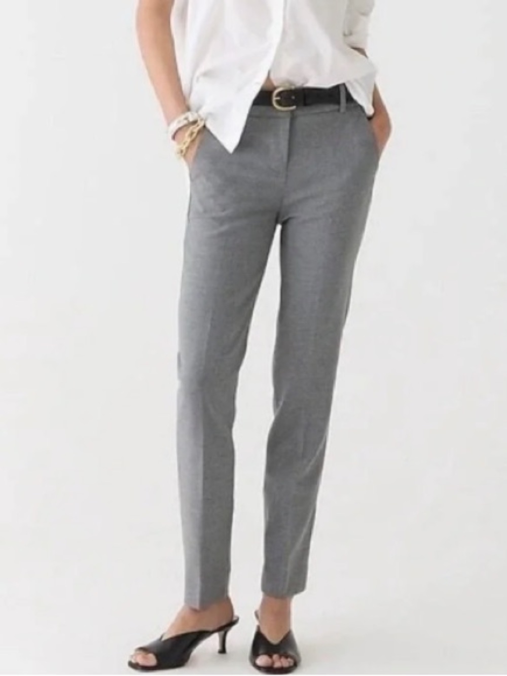 NWT Gray J. Crew 360 Cameron Pants, Size 0P